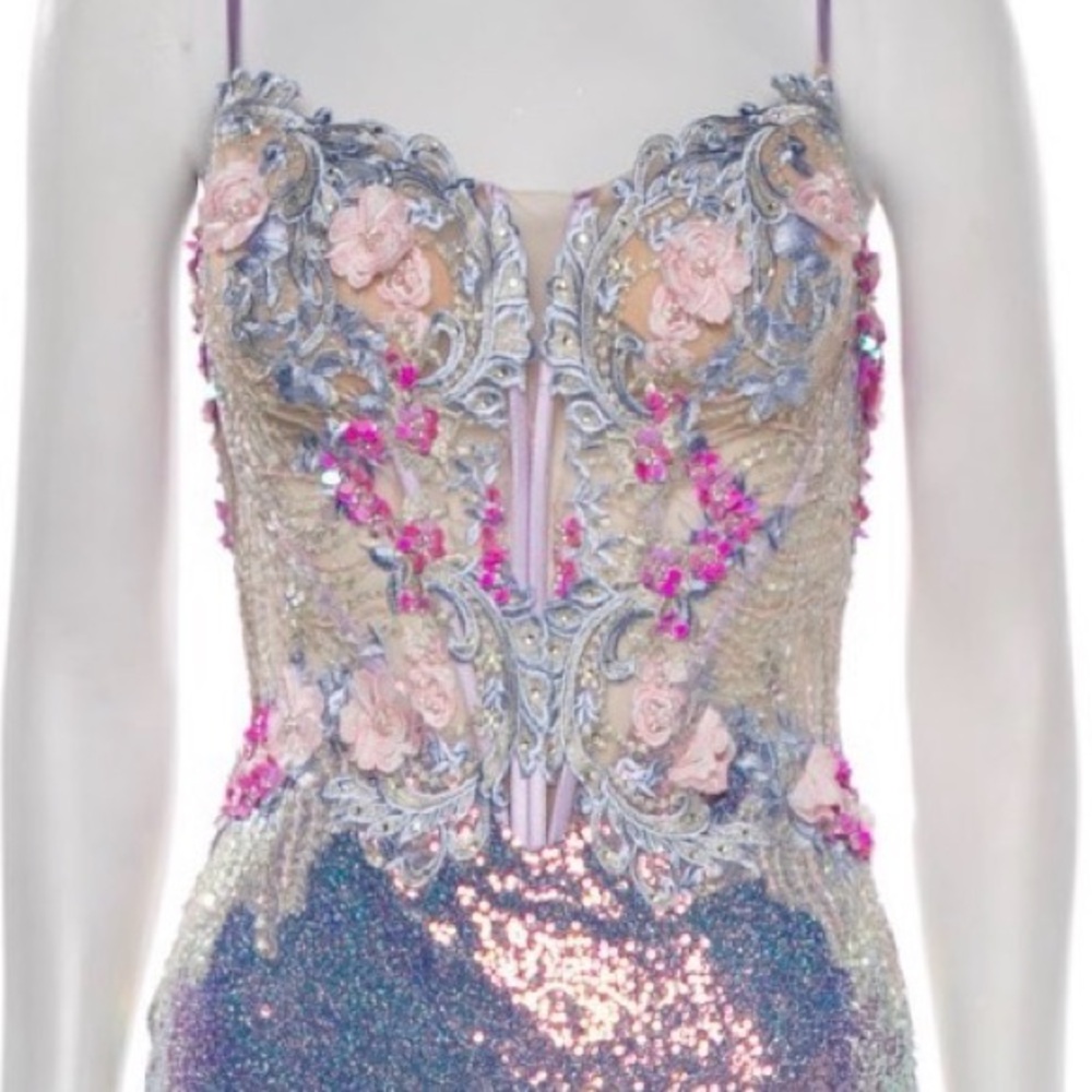 NEW Portia and Scarlett Iridescent Sequin Dress SIZE 18 PLUS STRETCH - Picture 6 of 6